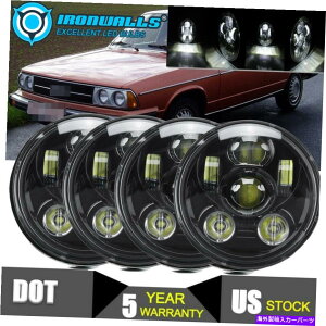 USwbhCg 4PCS 5.75u5-3 / 4vvWFN^[LEDwbhCgCLEAR HI / LO FIT AUDI 5000 100V[Y 4pcs 5.75" 5-3/4" Projector LED Headlights Clear Hi/Lo Fit Audi 5000 100 Series