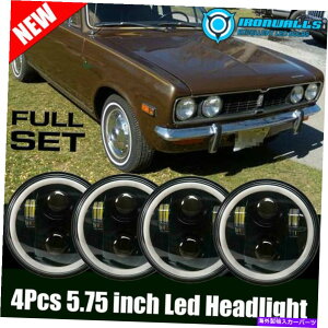 US�w�b�h���C�g 4PCS 5.75 "�C���`5 3/4���E���hLED�w�b�h���C�g�A�b�v�O���[�h�t�B�b�g�v���}�X�N���P�b�g1971-1974 4pcs 5.75"inch 5 3/4 Round LED Headlights Upgrade Fit Plymouth Cricket 1971-1974