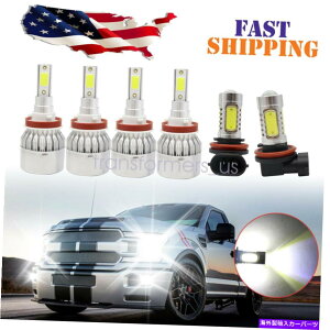 USwbhCg FreightLiner Cascadia 2008-2016 6X LEDwbhCgHI / LO +tHOvd6000K For Freightliner Cascadia 2008-2016 6X LED Headlight Hi/Lo+Fog Lights Bulb 6000K