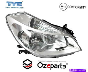 US�w�b�h���C�g RH�E��w�b�h���C�g�t�����g�����v�i�N�����j���m�[�N���IC85�n�b�`2006~2009 RH Right Hand Head Light Front Lamp (Chrome) Renault Clio C85 Hatch 2006~2009�y���s�A���i�z