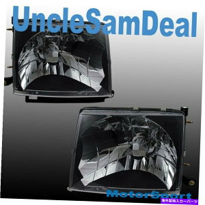 US�w�b�h���C�g 98-00�g���^�^�R�}�N���A�����YOE LOVE BLACK HEADLIGHTS�y�A�_�C���N�g�t�B�b�g FOR 98-00 TOYOTA TACOMA CLEAR LENS OE LOOK BLACK HEADLIGHTS PAIR DIRECT FIT�y���s�A���i�z