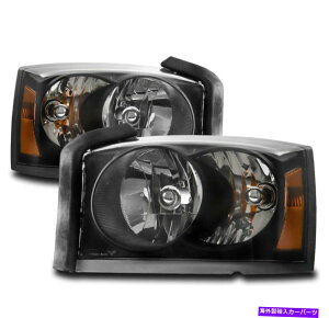 USwbhCg 05 06 07 Dodge Dakota Crystal StylewbhCgwbhvvyAZbg FOR 05 06 07 DODGE DAKOTA CRYSTAL STYLE HEADLIGHTS HEADLAMP LAMP BLACK PAIR SET