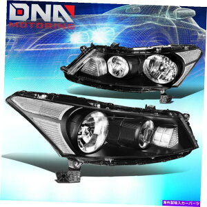 USwbhCg 08~12z_AR[h4D CPubN/NATCh^[wbhvwbhCg FOR 08-12 HONDA ACCORD 4D CP BLACK/CLEAR SIDE TURN CORNER HEADLAMP HEAD LIGHT