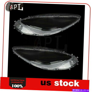 USwbhCg 2005-2013V{[RxbgC6 2XwbhCgYJo[tgč݌ Fit For 2005-2013 Chevrolet Corvette C6 2x Headlight Lens Cover Front US Stock