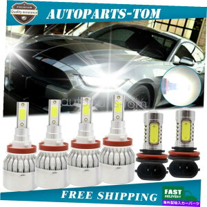 USwbhCg 2008-2016 Freightliner Cascadiâ߂6x LEDwbhCgHI / LO +tHOvd6000K 6X LED Headlight Hi/Lo+Fog Lights Bulb 6000K For 2008-2016 Freightliner Cascadia