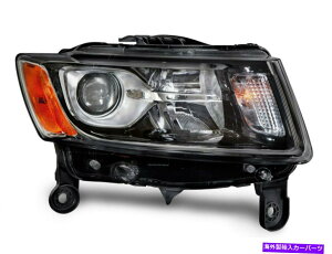 US�w�b�h���C�g Headlight Chrome Std�^�C�v�E�J�p�z��2014-2016�W�[�v�O�����h�`�F���L�[ Headlight Chrome Std Type Right CAPA Fits 2014-2016 Jeep Grand Cherokee