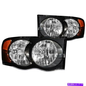 US�w�b�h���C�g Dodge RAM 1500 2500 3500 3500 3500�w�b�h���C�g���E�y�AW /�N���A�����Y���u���b�N Fits Dodge Ram 1500 2500 3500 Headlights Left & Right Pair w/ Clear Lens & Black