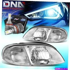 USwbhCg 1999N2003NtH[hEBhXX^COEX^C̃wbhCgvW / LEDLbgXX^CN FOR 1999-2003 FORD WINDSTAR OE STYLE HEADLIGHT LAMPS W/LED KIT SLIM STYLE CHROME
