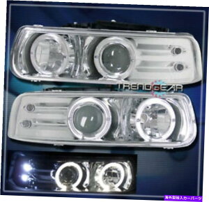 USwbhCg 1999-2002 Chevy Silverado / 2000-2006 Tahoe Suburban Halo LEDvWFN^[wbhCg 1999-2002 CHEVY SILVERADO/2000-2006 TAHOE SUBURBAN HALO LED PROJECTOR HEADLIGHTS