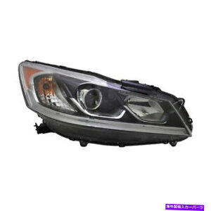 USヘッドライト 2016-2017ホンダアコードEXLスポーツセダンのための右右のヘッドライトハロゲンw / drl Headlight Halogen w/DRL Right For 2016-2017 Honda Accord EX EXL Sport Sedan