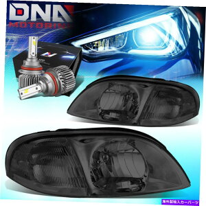USwbhCg 1999-2003tH[hEBhX^[OEX^CwbhCgvW / LEDLbgXX^CX[N FOR 1999-2003 FORD WINDSTAR OE STYLE HEADLIGHT LAMPS W/LED KIT SLIM STYLE SMOKED