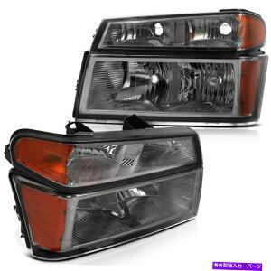 USwbhCg 2004-2012 Chevy ColoradowbhvAZuR[i[yA+E Headlight For 2004-2012 Chevy Colorado Headlamps Assembly Corner Pair Left+Right