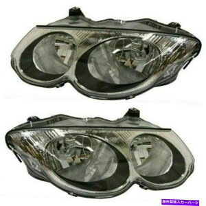 USwbhCg Chrysler 300m̃wbhCgnQw / oxEEyAZbĝ߂̃tBbg P. FITS FOR CHRYSLER 300M HEADLIGHT HALOGEN W/O LEVEL RIGHT & LEFT PAIR SET