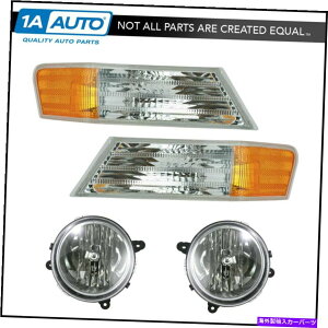 US�w�b�h���C�g �w�b�h���C�g���ԏ�}�[�J�[�^�[���V�O�i�������v�O�ʃZ�b�gJeep Patriot�̂��߂�4�L�b�g�̃Z�b�g Headlight Parking Marker Turn Signal Lamp Front Set of 4 Kit for Jeep Patriot�y���s�A���i�z