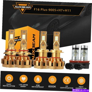 USwbhCg Jaguar S-Type 2005-2008 6X LEDwbhCg[r[+tHOvCgdLbg For Jaguar S-Type 2005-2008 6X LED Headlight High Low Beam + Fog Light Bulbs Kit