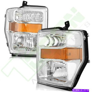 USwbhCg 2008-2010 Ford F250 F350 F450̌+Ê߂̃vWFN^[̃wbhCg Projector Headlights For 2008-2010 Ford F250 F350 F450 Replacement Left + Right