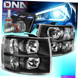 USwbhCg 2007-2014 Chevy Silverado 1500 2500/3500 HDwbhCgW / LEDXX^CubN FOR 2007-2014 CHEVY SILVERADO 1500 2500/3500 HD HEADLIGHT W/LED SLIM STYLE BLACK
