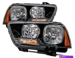 USwbhCg ubNnQwbhCgwbhvyAZbgtBbg11~14_bW`[W[ Black Halogen Headlights Headlamps Pair Set Fits 11-14 Dodge Charger