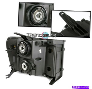 US�w�b�h���C�g 2007-2013 GMC Sierra 1500 2500 HD Denali�u���b�N/�X���[�N�w�b�h���C�gW / DRL LED�L�b�g FOR 2007-2013 GMC SIERRA 1500 2500 HD DENALI BLACK/SMOKE HEADLIGHT W/DRL LED KIT�y���s�A���i�z