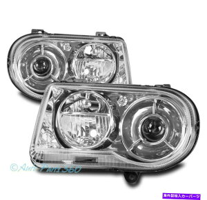 USwbhCg 05 06 07 08 09 10 Chrysler 300CvWFN^[wbhCgwbhvvNVi FOR 05 06 07 08 09 10 CHRYSLER 300C PROJECTOR HEADLIGHT HEADLAMP LAMP CHROME NEW