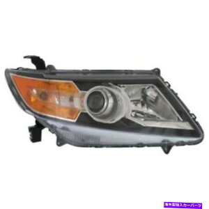 USwbhCg HO2503154̃wbhCg14-17z_IfbZCDRL RHnQubNx[NSF Headlight For HO2503154 14-17 Honda Odyssey DRL RH Halogen Black Bezel NSF