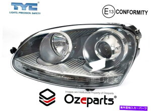 USwbhCg VWtHNX[QStR32 05~08pLHwbhCgubNLZmHIDvWFN^[ LH Left Head Light Black Xenon HID Projector For VW Volkswagen Golf R32 05~08