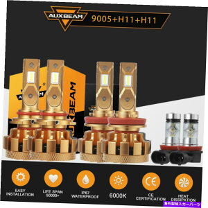 USwbhCg g^J2007-2014 6000K LEDwbhCg[+tHOCgdLbg For Toyota Camry 2007-2014 6000K LED Headlight High Low + Fog Light Bulbs Kit