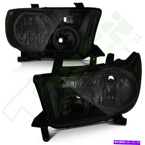 USwbhCg 07-13 TOYOTA TUNDRA 2008-2017g^ZRCAvyA Projector Headlights For 07-13 Toyota Tundra 2008-2017 Toyota Sequoia Lamp Pair