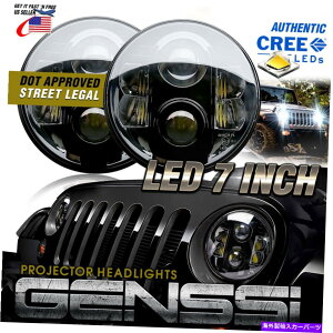 USwbhCg vWFN^[LEDwbhCgvO[hLED`bv̓W[vO[̂߂̍ō̃r[p^[ Projector LED Headlights Pro Grade LED Chips Best Beam Pattern for Jeep Wrangler