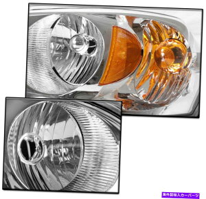 USwbhCg 2004-2008̃V{[Malibu ChroměwbhCgvW / LEDMDRL FOR 2004-2008 CHEVY MALIBU CHROME REPLACEMENT HEADLIGHTS LAMPS W/LED SIGNAL DRL