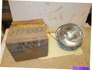 USwbhCg Mopar Nos Dual Headlamp Assy.LT.nCr[58 D.DS.YB 59 Mopar NOS Dual Headlamp Assy.Lt. High Beam 58 D.DS.C.Y. 59 Y.