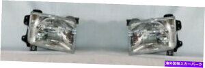 US�w�b�h���C�g 1998�N����2001�N���Y�̉E+�����̃w�b�h���C�g�y�A/ 2000-2001 Xterra Right + Left Side Headlight PAIR For 1998-2000 Nissan Frontier/2000-2001 Xterra�y���s�A���i�z