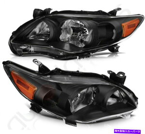 USwbhCg g^J[2011-2013wbhCgwbhvAZuubNnEWOyA Fits Toyota Corolla 2011-2013 Headlights Headlamps Assembly Black Housing Pair