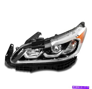 USwbhCg 16-17z_AR[hLXZ_nQvWFN^[wbhCgNhCo[ For 16-17 Honda Accord LX Sedan Halogen Projector Headlight Chrome Driver Left