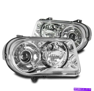 USwbhCg 05 06 07 08 09 10 Chrysler 300CvWFN^[wbhCgwbhvvNVi FOR 05 06 07 08 09 10 CHRYSLER 300C PROJECTOR HEADLIGHT HEADLAMP LAMP CHROME NEW