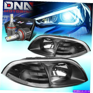 USwbhCg 1999-2003tH[hEBhX^[OEX^CwbhCgW / LEDLbg+N[t@ubN/NA FOR 1999-2003 FORD WINDSTAR OE STYLE HEADLIGHTS W/LED KIT+COOL FAN BLACK/CLEAR