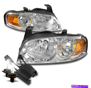 USwbhCg 2004-2006 Sentra SE-RX^CN[wbhCg+ 50W 8000K Xenon HID For 2004-2006 Sentra SE-R Style Chrome Replacement Headlight+50W 8000K Xenon HID