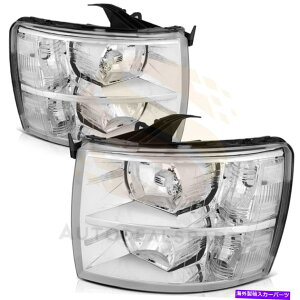 USwbhCg tBbg2007-2013V{[SilveradowbhCgAZuhCo[qTCYZbg Fits 2007-2013 Chevy Silverado Headlights Assembly Driver & Passenger Sides Set