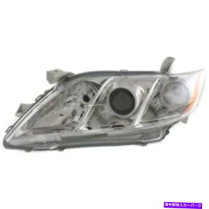 USwbhCg J07-09AhCo[TChwbhCgANAYBN[CeA For Camry 07-09, Driver Side Headlight, Clear Lens; Chrome Interior