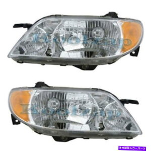 USwbhCg 01-03ve[WZ_wbhCgwbhvwbhCgvETChZbgyA 01-03 Protege Sedan Headlight Headlamp Head Light Lamp Left Right Side Set PAIR