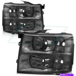 USwbhCg Chevy Silverado 2007-2013wbhCgAZǔLbg̃wbhvyA For Chevy Silverado 2007-2013 Headlights Assembly Replacement Kit Headlamps Pair
