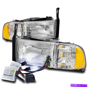 US�w�b�h���C�g 1994-2001 RAM 1500 2500 3500�g���b�NOE�X�^�C���N�����w�b�h���C�gW / 10000K HID FOR 1994-2001 RAM 1500 2500 3500 TRUCK OE STYLE CHROME HEADLIGHTS W/10000K HID�y���s�A���i�z