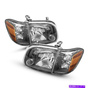 USwbhCg 05-06g^chdCab 05-07ZRCÂ߂̃NAYwbhCgAZu Clear Lens Headlights Assembly For 05-06 Toyota Tundra Double Cab 05-07 Sequoia