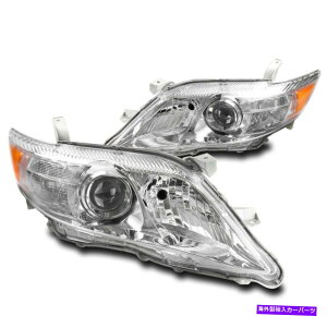USwbhCg 2011N2011Ng^JOEt@Ng[X^CN[/Ao[vWFN^[wbhCgVi For 2010 2011 Toyota Camry OE FACTORY Style Chrome/Amber Projector Headlight New