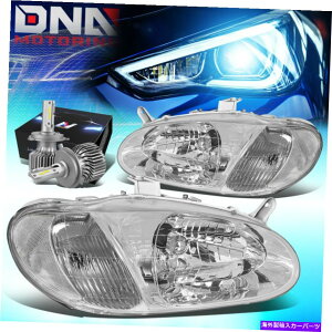 US�w�b�h���C�g 1998 - 2001�NSEPHIA OE�X�^�C���w�b�h���C�g�w�b�h�����vW / LED�L�b�g+�N�[���t�@���N���� FOR 1998-2001 SEPHIA OE STYLE HEADLIGHT HEAD LAMPS W/LED KIT+COOL FAN CHROME�y���s�A���i�z