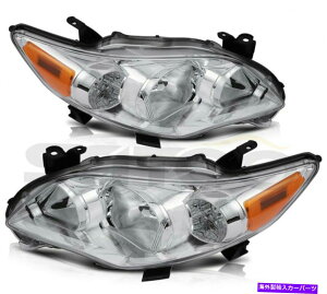 USwbhCg Headlamps2011-2013g^J[wbhCgN[pvyA Headlamps Fits 2011-2013 Toyota Corolla Headlights Chrome Replacement Lamp Pair