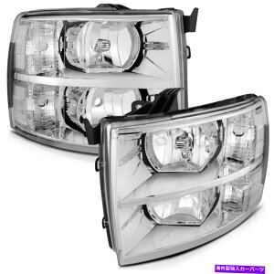 USwbhCg wbhCgAZu2007-2013V{[Vo[ȟpCg1yA Headlights Assembly Fits 2007-2013 Chevy Silverado Replacement Light One Pair