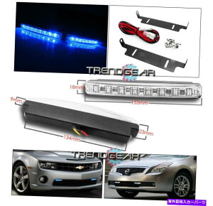 USwbhCg 2007-13g^ch/ 08 +ZRCAN[/Ao[wbhCg+u[DRL LEDVOi FOR 2007-13 TOYOTA TUNDRA/08+ SEQUOIA CHROME/AMBER HEADLIGHT+BLUE DRL LED SIGNAL