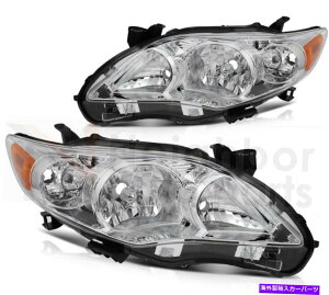 USwbhCg wbhCgtBbg2011-2013g^J[tgwbhvyAZbg Headlights Fits 2011-2013 Toyota Corolla Front Headlamps Replacement Pair Set