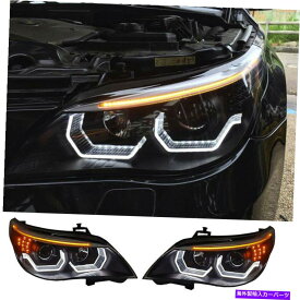 USヘッドライト BMW E60ヘッドライトアセンブリ2008-2010バイキセノンレンズプロジェクターLED DRL 2PCS For BMW E60 Headlights assembly 2008-2010 Bi-xenon Lens Projector LED DRL 2PCS